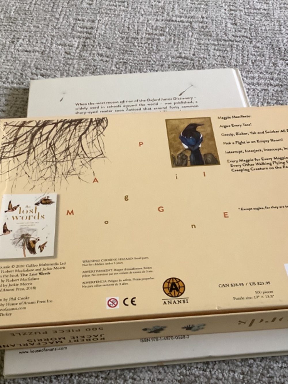 Bundle: The Lost Words Book and Puzzle - Picture 10 of 13